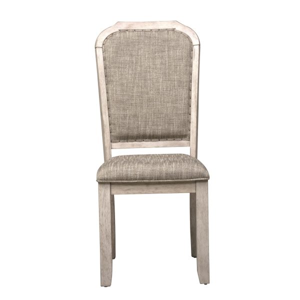 Willowrun - Upholstered Side Chair - Rustic White-2
