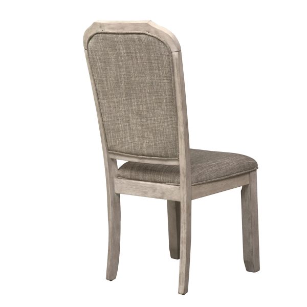 Willowrun - Upholstered Side Chair - Rustic White-4