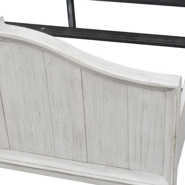 Farmhouse Reimagined - King Panel Bed - White-6