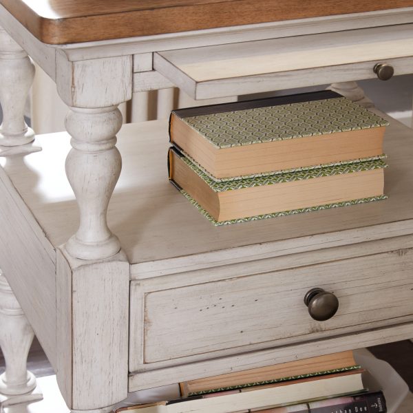 Farmhouse Reimagined - 1 Drawer Night Stand - White-5