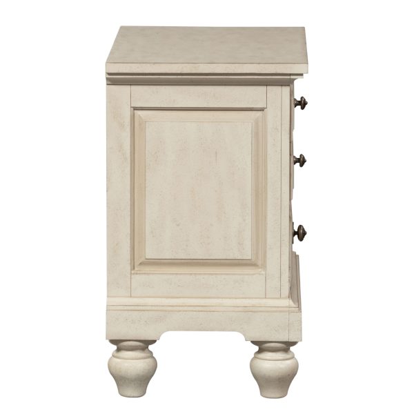 High Country - Night Stand - White-4