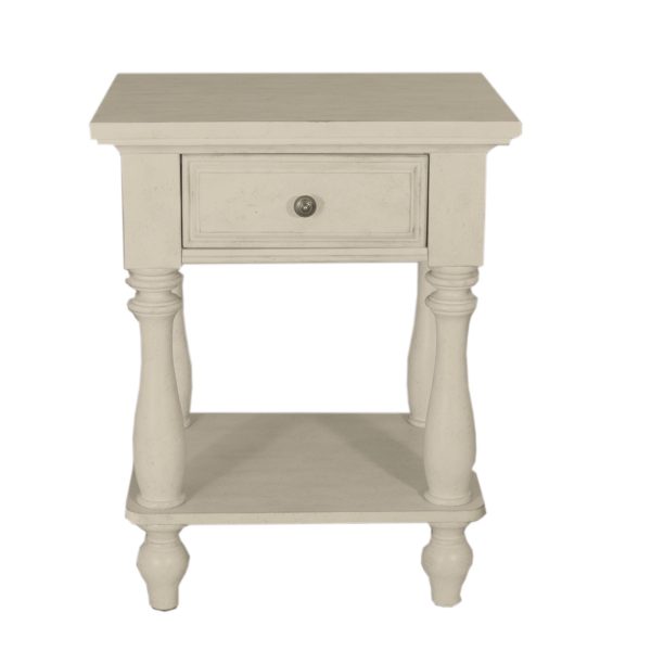 High Country - Leg Night Stand - White-1