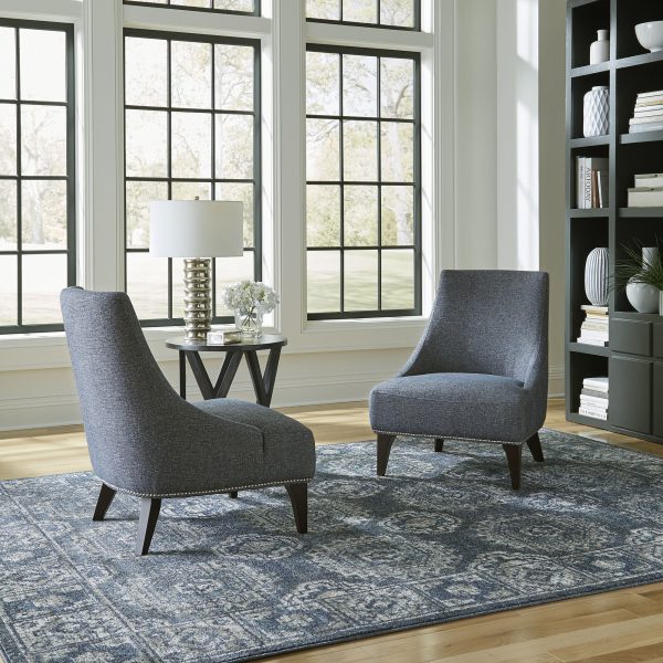 Kendall - Upholstered Accent Chair - Blue-1