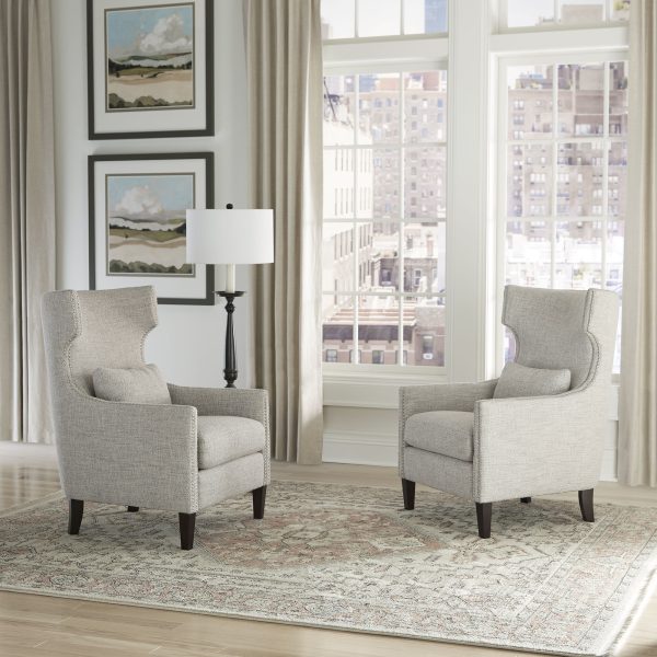 Davenport - Upholstered Accent Chair - Porcelain-1