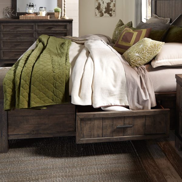 Thornwood Hills - Queen Two Sided Storage Bed - Dark Gray -6