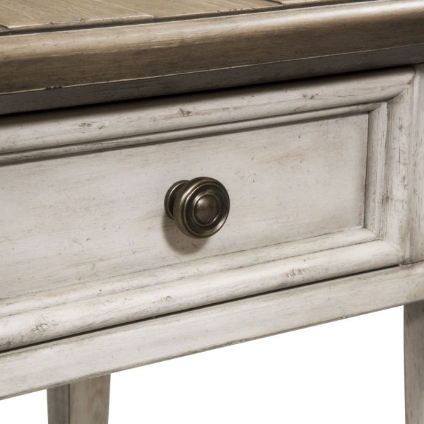 Heartland - Drawer End Table - White-3
