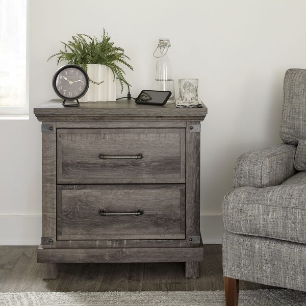 Lakeside Haven - Night Stand With Charging Station