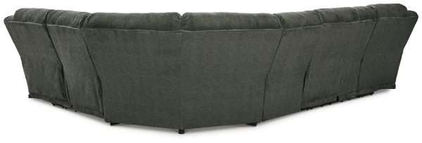 Nettington - Smoke - 4-Piece Power Reclining Sectional With Laf Pwr Rec Loveseat W/Console-2