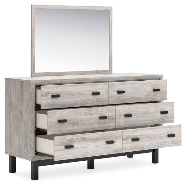 Vessalli - Gray - Dresser And Mirror-3