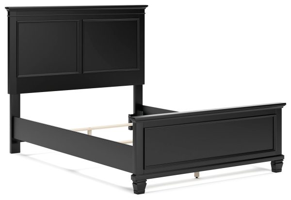 Lanolee - Black - Full Panel Bed-2