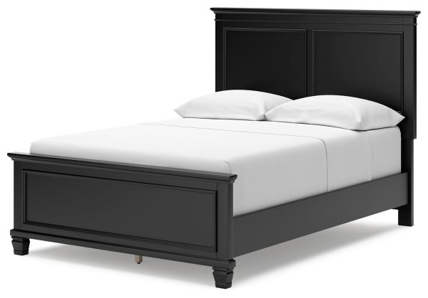Lanolee - Black - Full Panel Bed-3