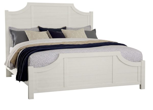 Maple Road - King Scalloped Bed - Soft White-1