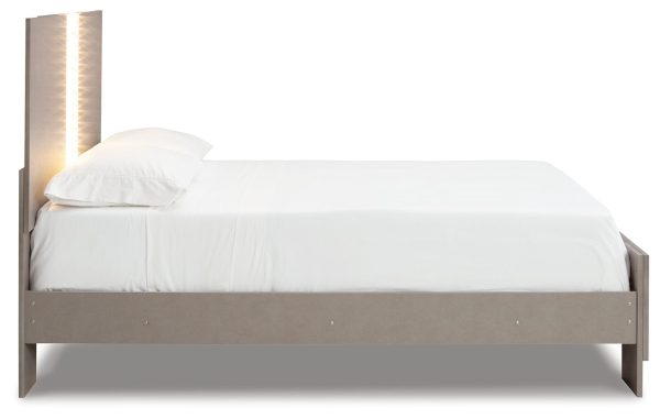 Surancha - Gray - Queen Panel Bed-4