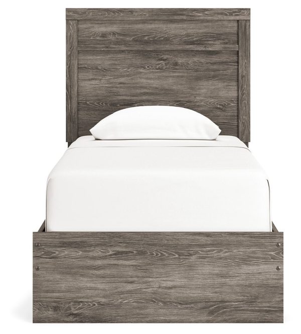 Ralinksi - Gray - Twin Panel Bed-4