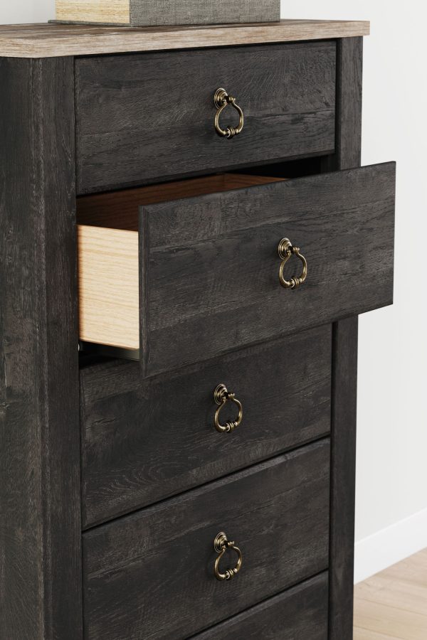 Nanforth - Two-tone - Five Drawer Chest-5