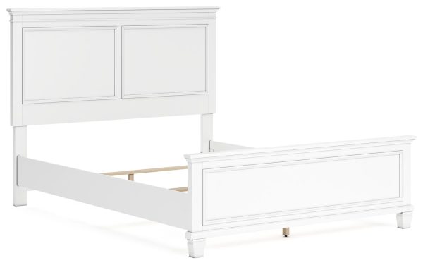 Fortman - White - Queen Panel Bed-1