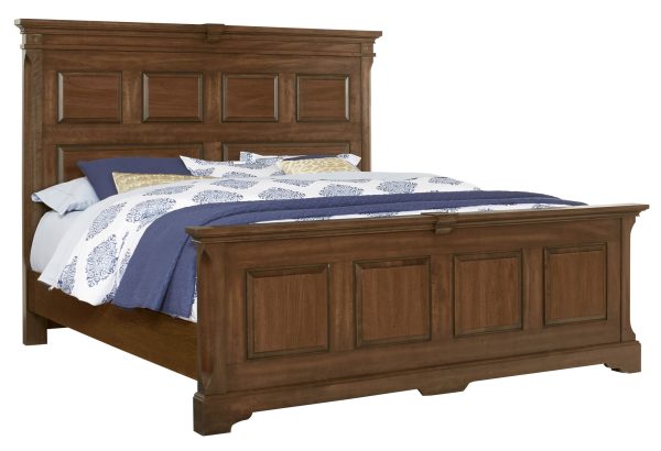 Heritage - King Mansion Bed - Amish Cherry