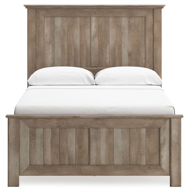 Yarbeck - Sand - Queen Panel Bed-4
