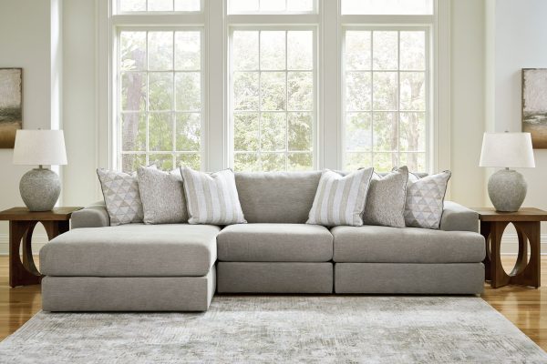 Avaliyah - Ash - 3-Piece Sectional With Laf Corner Chaise -2