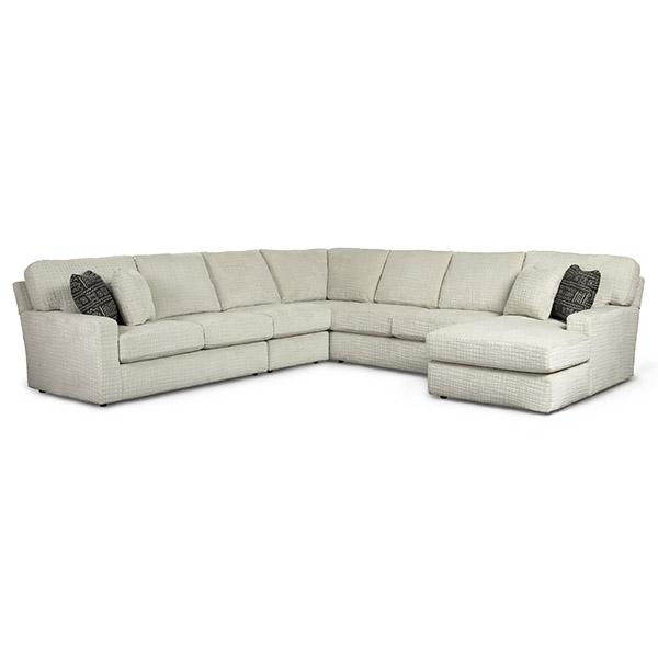 Best Home Furnishings “Dovely” Sectional with Ottoman
