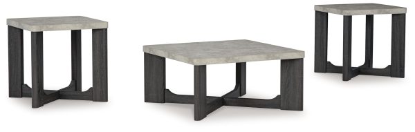 Sharstorm - Two-tone Gray - Occasional Table Set (Set of 3)-1