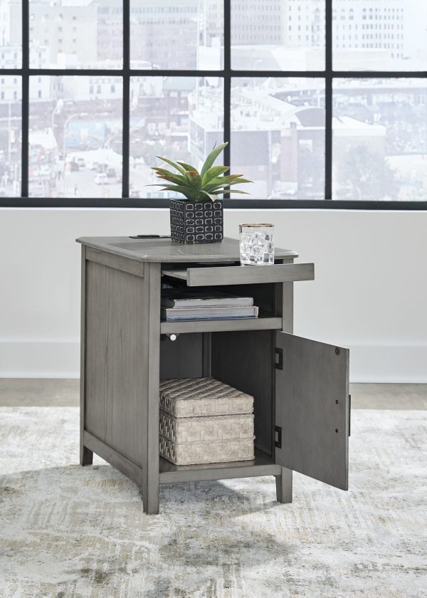 Devonsted - Gray - Chair Side End Table-7