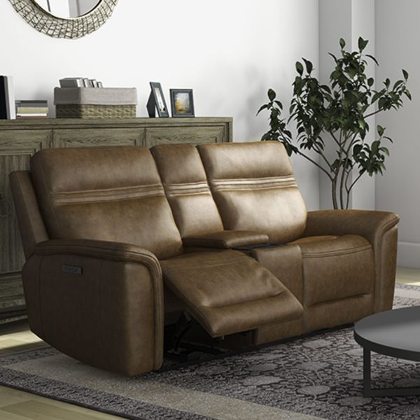 Cooper - Loveseat With Console P3 & ZG - Camel- -1