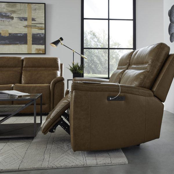 Cooper - Loveseat With Console P3 & ZG - Camel -3