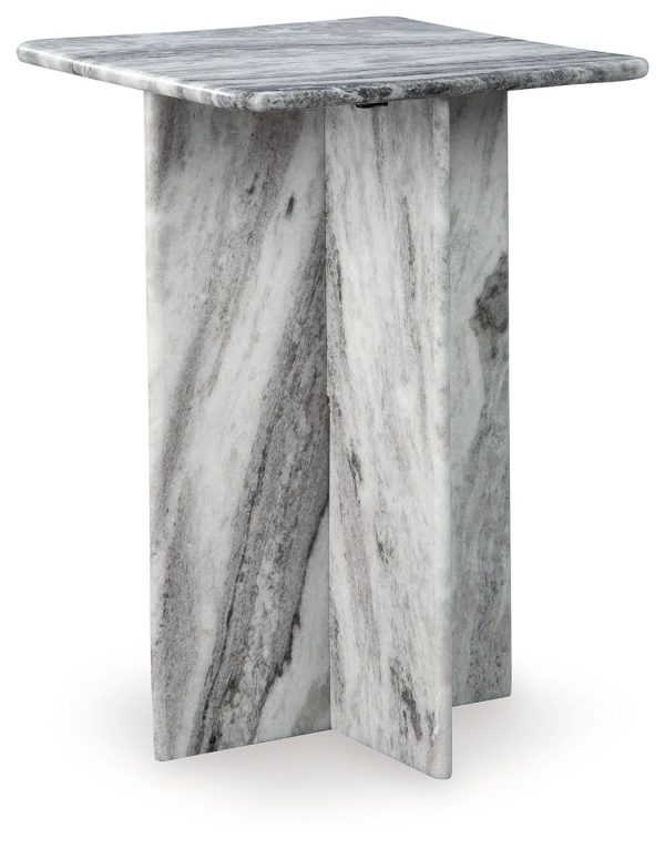 Keithwell - Gray - Square Accent Table -1