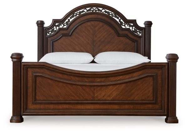Lavinton - Brown - King Poster Bed -4