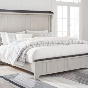 Darborn - Gray / Brown - California King Panel Bed