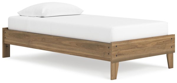 Deanlow - Honey - Twin Platform Bed -1