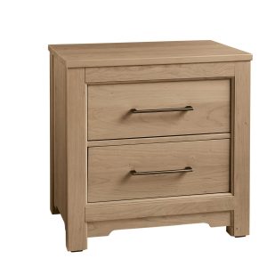 Crafted Cherry - Nightstand - 2 Drawers - Bleached Cherry