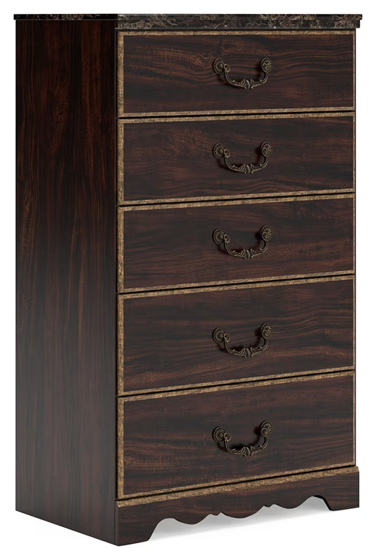 Glosmount - Two-tone - Five Drawer Chest - 1