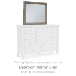 Harrastone - Gray - Bedroom Mirror - 2