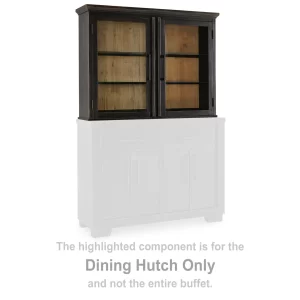 Galliden - Black - Dining Room Hutch - 1